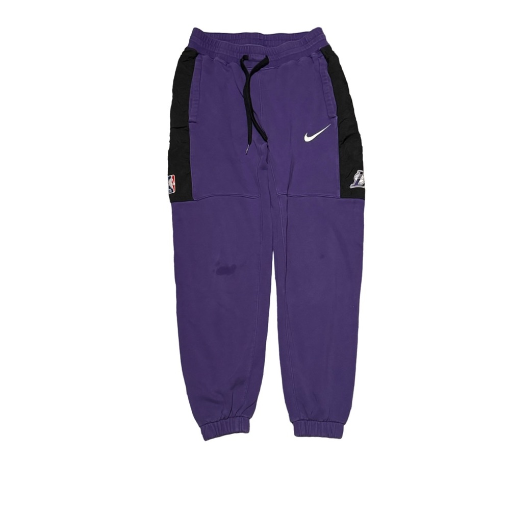 Nike NBA Los Angeles Lakers Courtside Fleece Pants Purple Size Small
